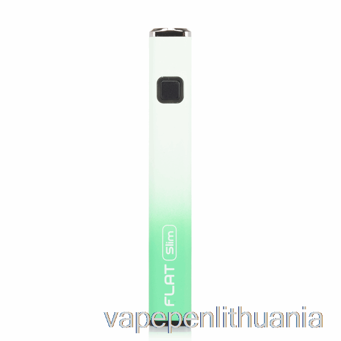 Yocan Flat Slim 350mah Baterija žalias Baltas Vape Skystis
